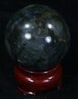 Flashy Labradorite Sphere - Great Color Play #32057-2